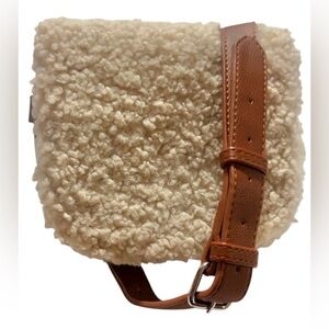 Nordstrom Cream and Brown Shoulder Bag, New Without Tags